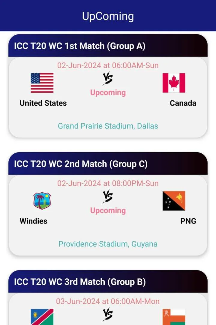 TouchCric app